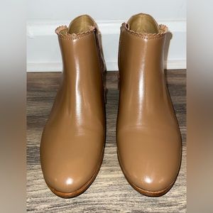 Jack Rogers Tan Leather Ankle Bootie - Size 6